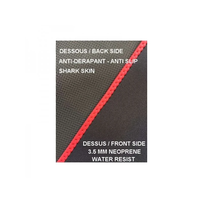 Housse De Siège Voiture En Neoprene Howzit - Noir/blanc 5 Housse De Siège Voiture En Neoprene Howzit - Noir/blanc – Image 3