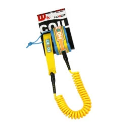 LEASH DE SUP HOWZIT COIL JAUNE/BLEU 9' -JOBE Soldes leash de sup howzit coil jaune bleu 9 1 6