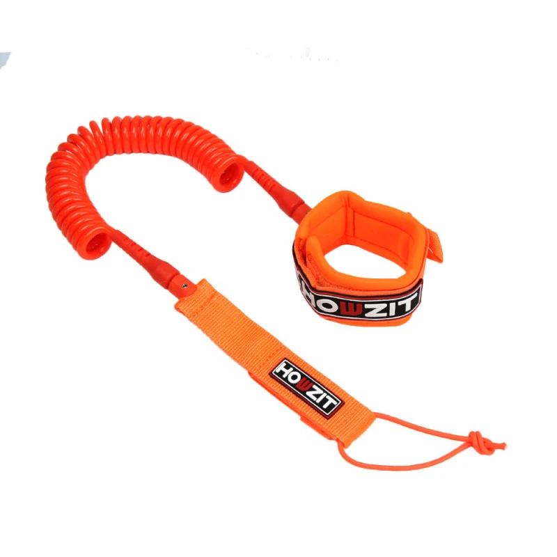 LEASH DE SUP HOWZIT COIL ORANGE 4 LEASH DE SUP HOWZIT COIL ORANGE – Image 2
