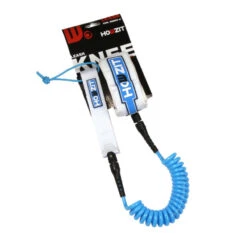 LEASH DE SUP HOWZIT DOWNWIND COIL BLANC/BLEU 6' -JOBE Soldes leash de sup howzit downwind coil blanc bleu 6 1 2