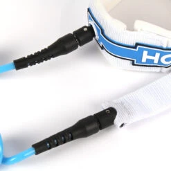 LEASH DE SUP HOWZIT DOWNWIND COIL BLANC/BLEU 6' -JOBE Soldes leash de sup howzit downwind coil blanc bleu 6 1 6