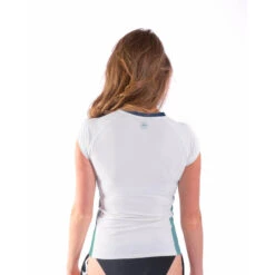 LYCRA JOBE V-NECK FEMME BLANC -JOBE Soldes lycra jobe v neck femme blanc 2