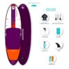 Paddle Gonflable Aqua Design Lava 10.0 -JOBE Soldes paddle gonflable aqua design lava 100