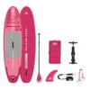 PADDLE GONFLABLE AQUA MARINA CORAL 10.2 RASPBERRY 2023 -JOBE Soldes paddle gonflable aqua marina coral 102 raspberry 2023