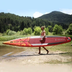 PADDLE GONFLABLE AQUA MARINA RACE 14.0 2023 -JOBE Soldes paddle gonflable aqua marina race 140 2022 4