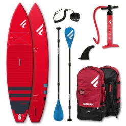 PADDLE GONFLABLE FANATIC RAY AIR 12.6 X 32 PURE ROUGE 2022 -JOBE Soldes paddle gonflable fanatic ray air 126 x 32 pure rouge 2022 1