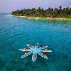 PLATEFORME YOGA GONFLABLE AQUA MARINA YOGA DOCK 2023 -JOBE Soldes plateforme yoga gonflable aqua marina yoga dock 2023 3