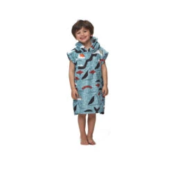PONCHO AFTER ENFANT SKETCHBOOK BLUE -JOBE Soldes poncho after enfant sketchbook blue 2