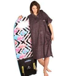 PONCHO AFTER ESSENTIAL WAVES NOIR TU -JOBE Soldes poncho after essential waves noir tu 2