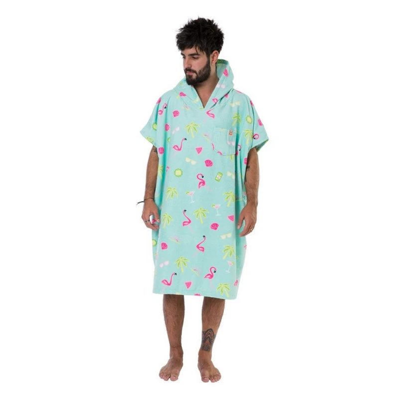 PONCHO AFTER PARADISE ICE BLEU 3 PONCHO AFTER PARADISE ICE BLEU