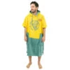 All-In PONCHO ALL IN BUMPY JAUNE/VERT -JOBE Soldes poncho all in bumpy jaune vert