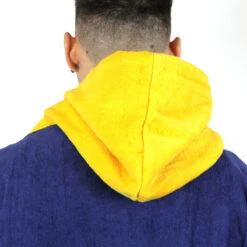 Poncho Howzit Bleu/jaune -JOBE Soldes poncho howzit bleu jaune 2