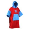 Poncho Howzit Bleu/rouge 2 Poncho Howzit Bleu/rouge -JOBE Soldes poncho howzit bleu rouge