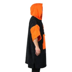 Poncho Howzit Noir/orange -JOBE Soldes poncho howzit noir orange 5