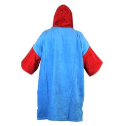 Poncho Howzit Rouge/bleu -JOBE Soldes poncho howzit rouge bleu 4
