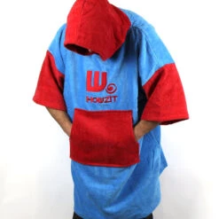 Poncho Howzit Rouge/bleu -JOBE Soldes poncho howzit rouge bleu 9