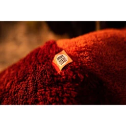 PONCHO PLAID AFTER ESSENTIAL SHERPA ROUGE TU -JOBE Soldes poncho plaid after essential sherpa rouge tu 7