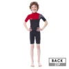 SHORTY JOBE BOSTON 2MM ENFANT BACKZIP ROUGE M