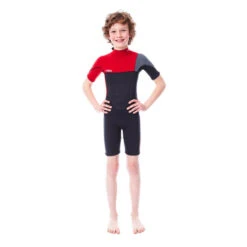 SHORTY JOBE BOSTON 2MM ENFANT BACKZIP ROUGE M -JOBE Soldes shorty jobe boston 2mm enfant backzip rouge m 4